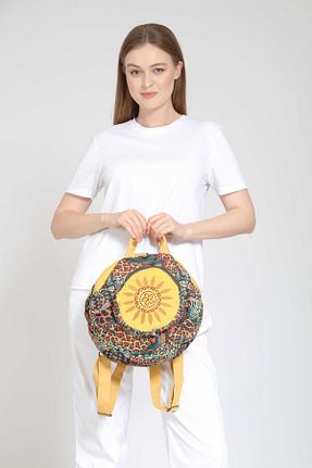 کوله پشتی زرد زنانه سایز متوسط Street Bag - کد 826035355