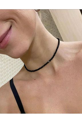 گردنبند جواهر مشکی زنانه منجق Atelier Çağla - کد 826036887