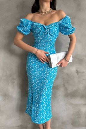 لباس آبی زنانه بافت اسلیم کد 824212681