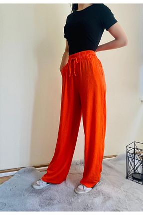 شلوار نارنجی زنانه پارچه Lotus Boutique - کد 825983318