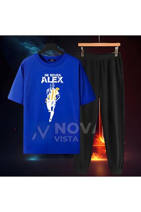 ست بالاتنه و پائین تنه آبی زنانه بافت Biy Store - کد 826034434