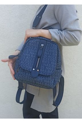 کوله پشتی آبی زنانه سایز متوسط Nas Bag - کد 80922097