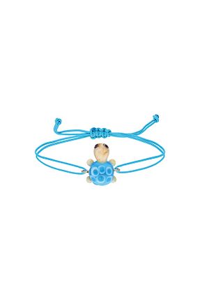 دستبند جواهر فیروزه ای زنانه شیشه Tres Jolie Lollie - کد 41494204