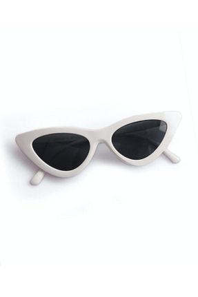 عینک آفتابی سفید زنانه UV400 TrendMilano - کد 116718518