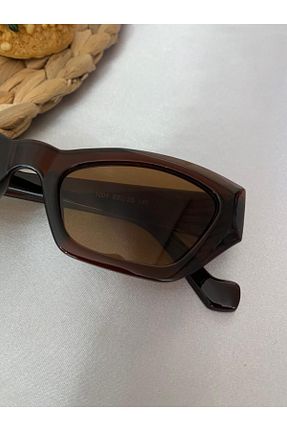 عینک آفتابی قهوه ای زنانه UV400 Makro Optik - کد 117132054