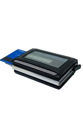 کیف پول مشکی مردانه ابعاد کوچک Genel Markalar - کد 38520225