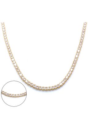 گردنبند جواهر طلائی زنانه روکش طلا کد 196426120