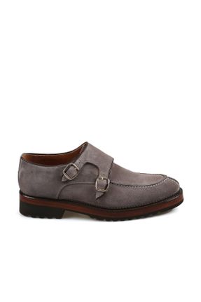 کفش کژوال قهوه ای مردانه چرم طبیعی پاشنه کوتاه ( 4 - 1 cm ) کد 826398277