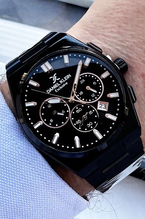 ساعت مچی مشکی مردانه 44 میلی متر Daniel Klein - کد 826463645