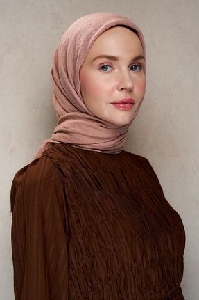 روسری قهوه ای 100 x 100 Modakaşmir - کد 826258878