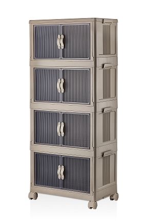کابینت چند منظوره قهوه ای پلاستیک Evle - کد 826342336
