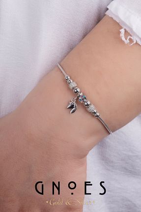 دستبند نقره زنانه 925 عیار Gnoes - کد 826303008