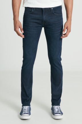 شلوار جین آبی مردانه پاچه تنگ اسلیم کد 661756364