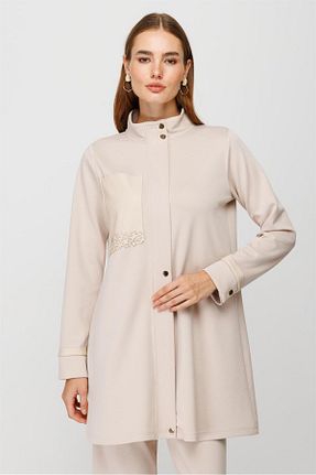 ست بالاتنه و پائین تنه حجاب طوسی زنانه رگولار Esswaap - کد 775019995