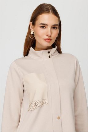 ست بالاتنه و پائین تنه حجاب طوسی زنانه رگولار Esswaap - کد 775019995