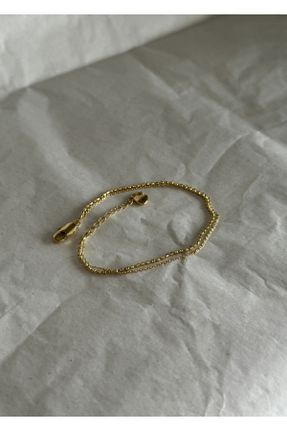 دستبند جواهر طلائی زنانه کد 826252072