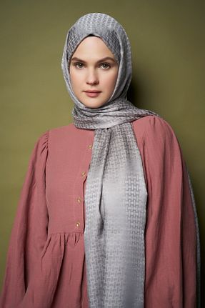 شال طوسی زنانه پنبه (نخی) کد 826292866