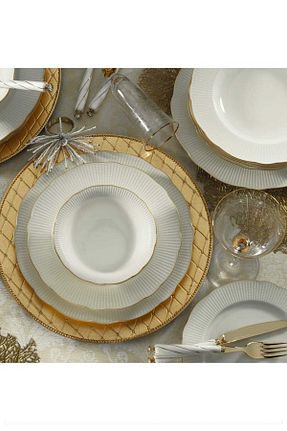سرویس غذاخوری سفید 6 نفره Kütahya Porselen - کد 792786