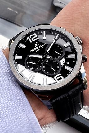 ساعت مچی مشکی مردانه 44 میلی متر Daniel Klein - کد 826429332
