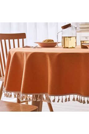 رومیزی نارنجی Fırfırlı Zeren Home - کد 826471738