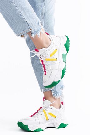 کفش اسنیکر سفید زنانه بند دار Stilbagshoes - کد 783475743