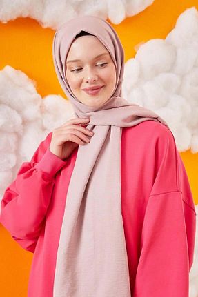 شال صورتی زنانه پنبه ای Levidor - کد 826559262