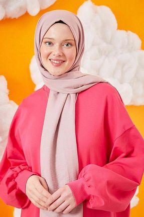 شال صورتی زنانه پنبه ای Levidor - کد 826559262