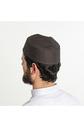 کلاه قهوه ای مردانه پنبه ای sehzadegiyim - کد 826547049
