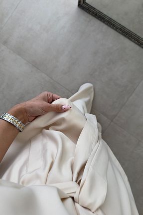 ست بالاتنه و پائین تنه بژ زنانه بافتنی Marbella - کد 826709341