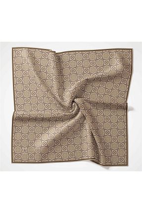 روسری طوسی پنبه ای Silk Home - کد 826579584