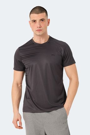 تیشرت اسپرت طوسی مردانه رگولار Slazenger - کد 826600746