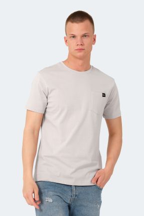 تی شرت طوسی مردانه رگولار کد 826613264