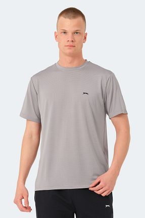 تیشرت اسپرت طوسی مردانه رگولار Slazenger - کد 826605537