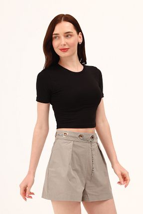 تیشرت مشکی زنانه Relaxed GaiaCollection - کد 823492656
