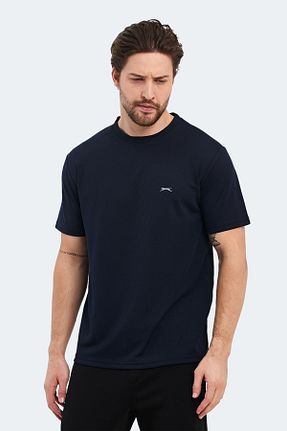 تیشرت اسپرت سرمه ای مردانه رگولار Slazenger - کد 826606109