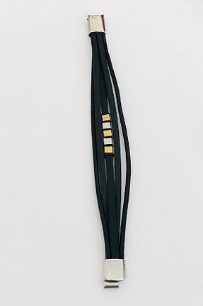 دستبند استیل (فولاد) مشکی زنانه Kafdağı HOME - کد 825058887
