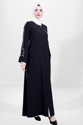 کلاه و ابایا مشکی زنانه پنبه ای Beyza - کد 822516639