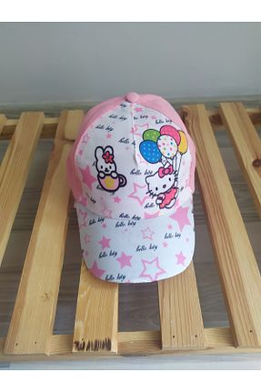 کلاه صورتی بچه گانه پنبه ای minilkabebe - کد 826534722