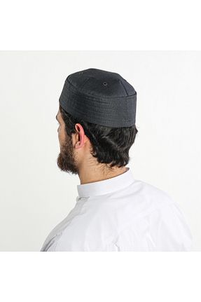 کلاه طوسی مردانه پنبه ای sehzadegiyim - کد 826571978