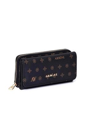 کیف پول مشکی زنانه ابعاد کوچک Armine - کد 826547628