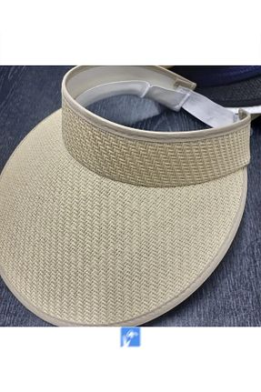کلاه بژ زنانه حصیر Kardelen Butik Denizli - کد 754243274