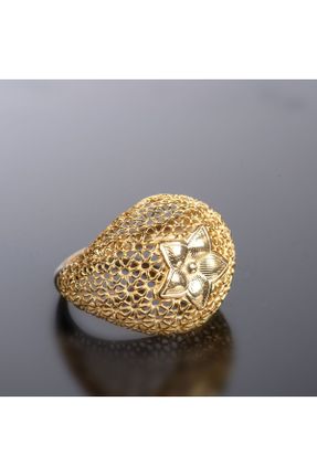انگشتر نقره طلائی زنانه کد 826597238