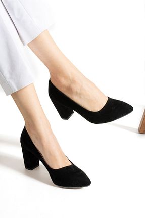 کفش مجلسی مشکی زنانه پاشنه ضخیم AlbiShoes - کد 826575415