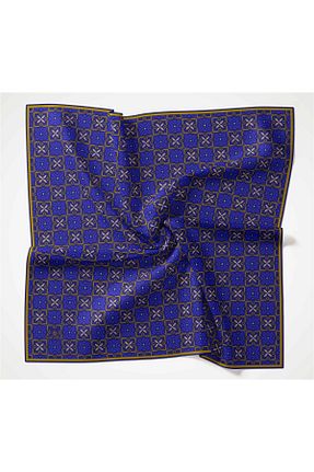 روسری آبی پنبه ای Silk Home - کد 826580224