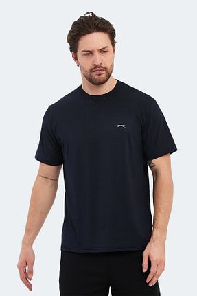 تیشرت اسپرت سرمه ای مردانه رگولار Slazenger - کد 826611647