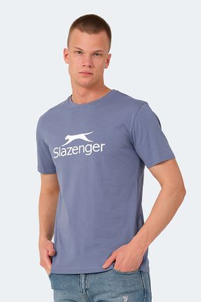 تیشرت اسپرت آبی مردانه رگولار Slazenger - کد 826610069