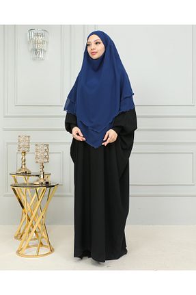 روسری آبی شیفون DİLNUVAR - کد 826715851