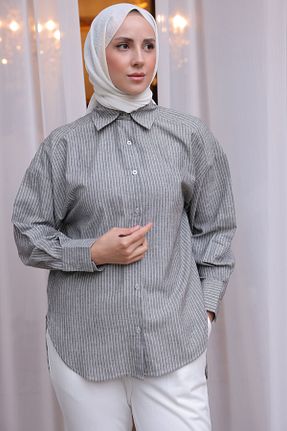 تونیک حجاب طوسی زنانه ویسکون benguen - کد 826506563