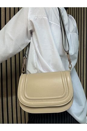 کیف دوشی نباتی زنانه چرم مصنوعی İmerShoes - کد 826517208