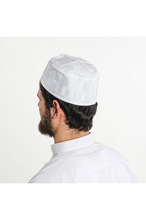 کلاه سفید مردانه پنبه ای sehzadegiyim - کد 826544725